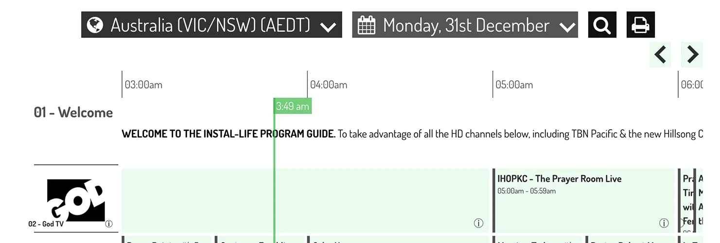 Instal-Life TV schedule automation case study